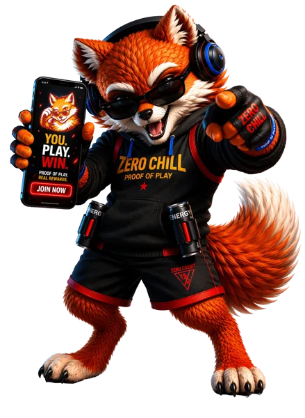 The Zero Chill fox mascot